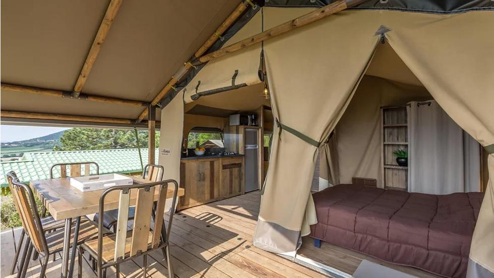Camping La Vaugelette - Drome Montclar-sur-Gervanne Oda fotoğraf